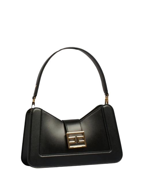 Borsa a spalla nera nera Elisabetta Franchi | BS18A51E2110